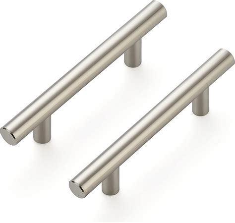 kitchen cabinet handles brushed steel|brushed stainless steel cabinet pulls.